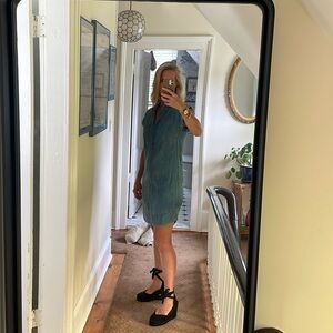 Jcrew denim shift dress